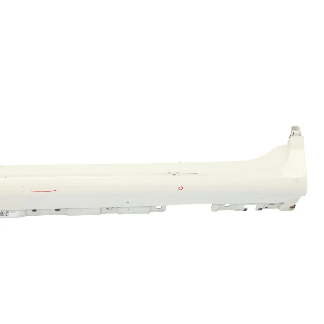 Side Skirt M Sport Sill Strip Cover Trim Left N/S Alpinweiss 3 - 300 to BMW X3 F25 with Part number 8052075 BMW X3 F25 Side Skirt M Sport Sill Strip Cover Trim Left N/S Alpinweiss 3 - 300 - SKU 8052075-AW - Part number 8052075