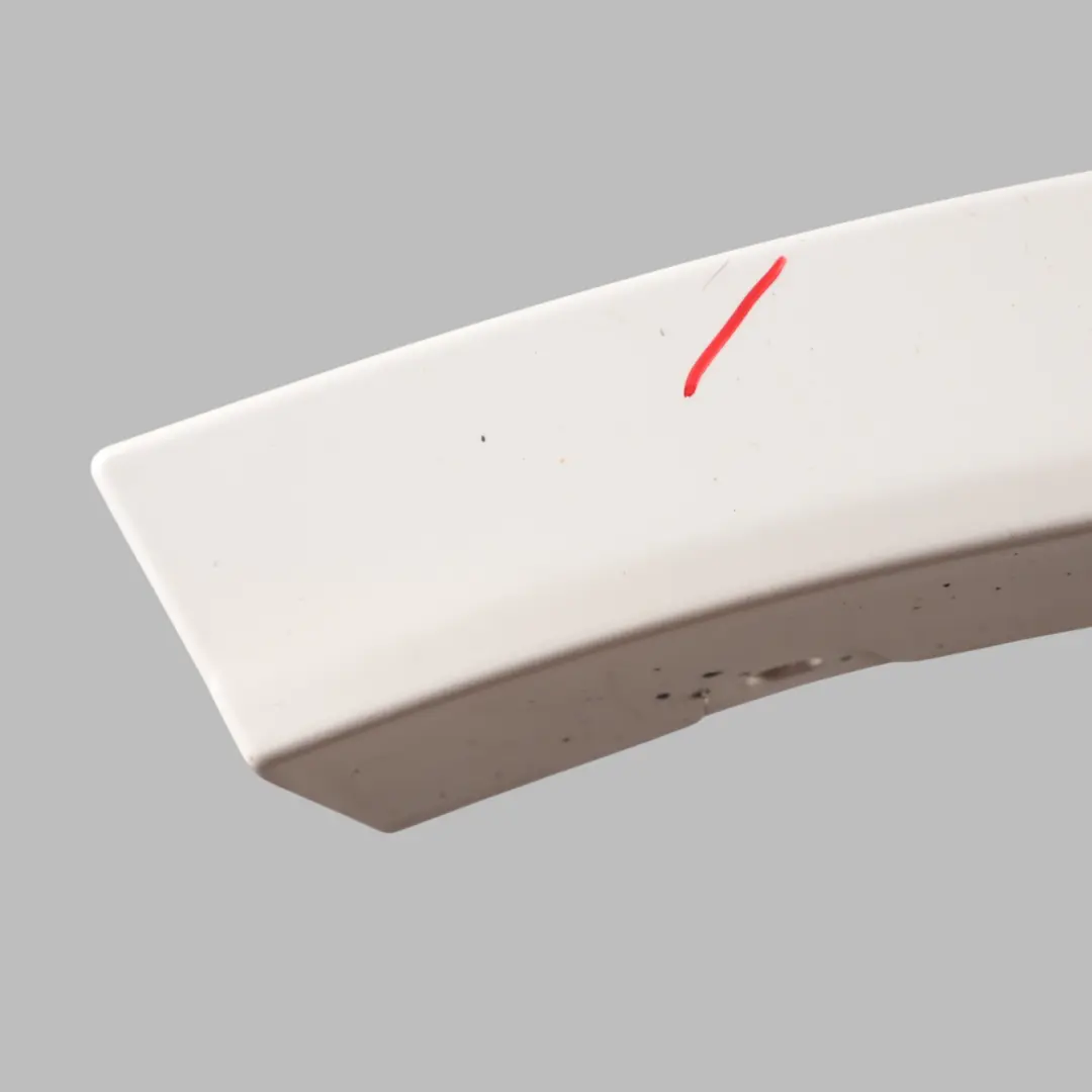 BMW F25 M Rear Wheel Arch Cover Moulding Trim Left N/S Alpinweiss 3 300 - SKU 8052077-AW - Part number 8052077