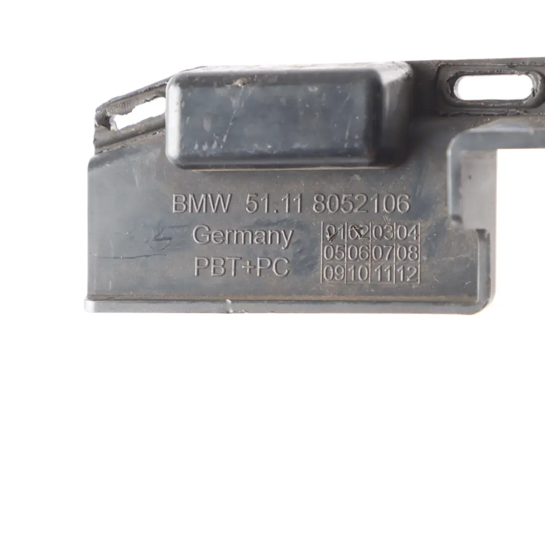 Front Bumper Centre Grille Guide Mount Trim Support Bracket to BMW E88 with Part number 8052106 BMW E88 Front Bumper Centre Grille Guide Mount Trim Support Bracket - SKU 8052106 - Part number 8052106