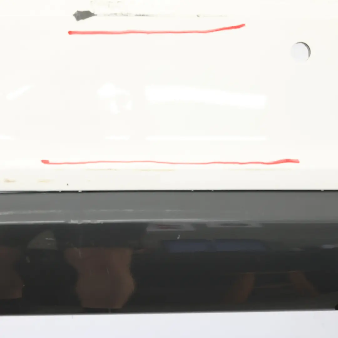 Bumper M Sport Trim Panel PDC Alpinweiss 3 White - 300 to BMW X3 F25 Rear with Part number 8056245 BMW X3 F25 Rear Bumper M Sport Trim Panel PDC Alpinweiss 3 White - 300 - SKU 8056245-AW - Part number 8056245