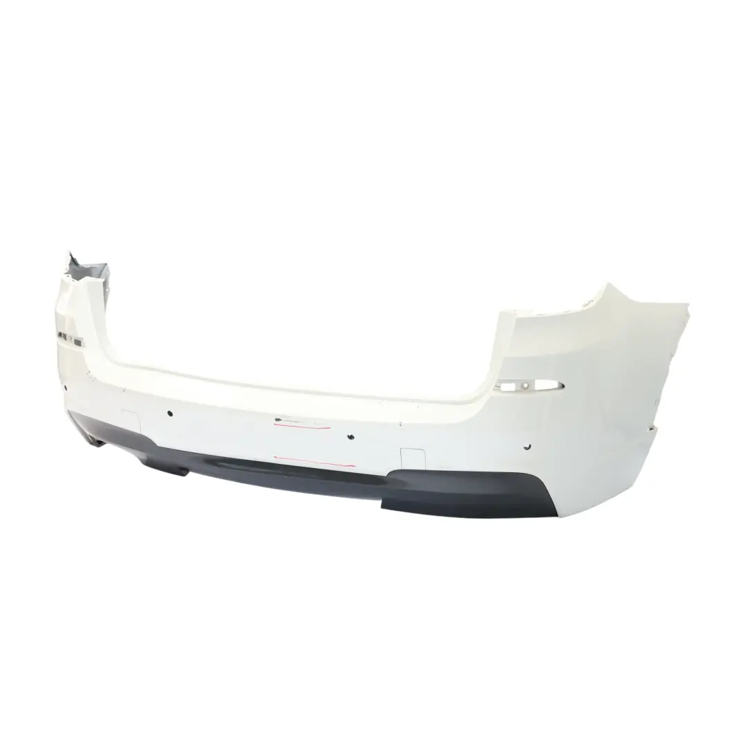 Bumper M Sport Trim Panel PDC Alpinweiss 3 White - 300 to BMW X3 F25 Rear with Part number 8056245 BMW X3 F25 Rear Bumper M Sport Trim Panel PDC Alpinweiss 3 White - 300 - SKU 8056245-AW - Part number 8056245