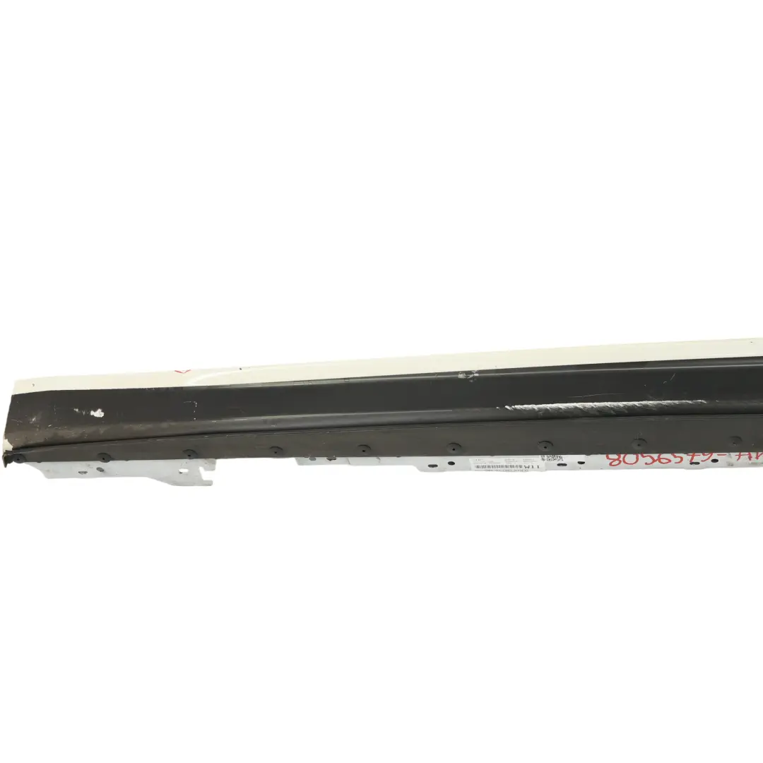Side Skirt BMW F30 F31 M Sport Sill Strip Left N/S M Performance Alpinweiss 300 to  with Part number 8056579  Side Skirt BMW F30 F31 M Sport Sill Strip Left N/S M Performance Alpinweiss 300 - SKU 8056579-AW3 - Part number 8056579