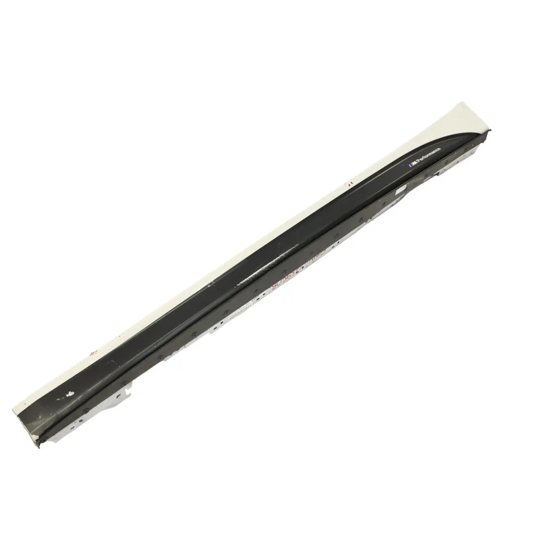  Side Skirt BMW F30 F31 M Sport Sill Strip Left N/S M Performance Alpinweiss 300 - SKU 8056579-AW3 - Part number 8056579