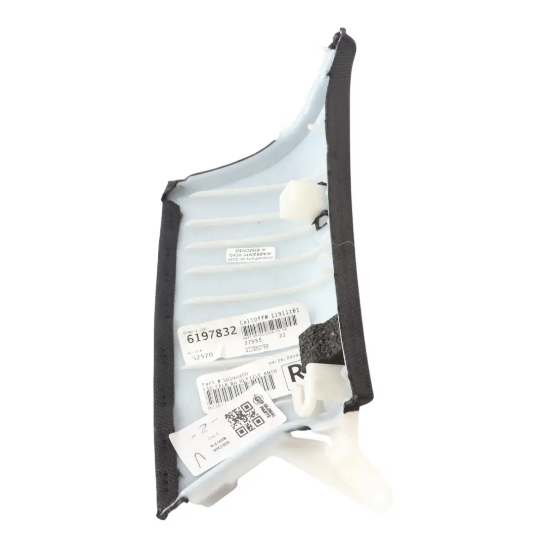  C-Pillar Panel BMW X6 F16 F86 Rear Column Trim Cover Right O/S Black - SKU 8061366 - Part number 8061366