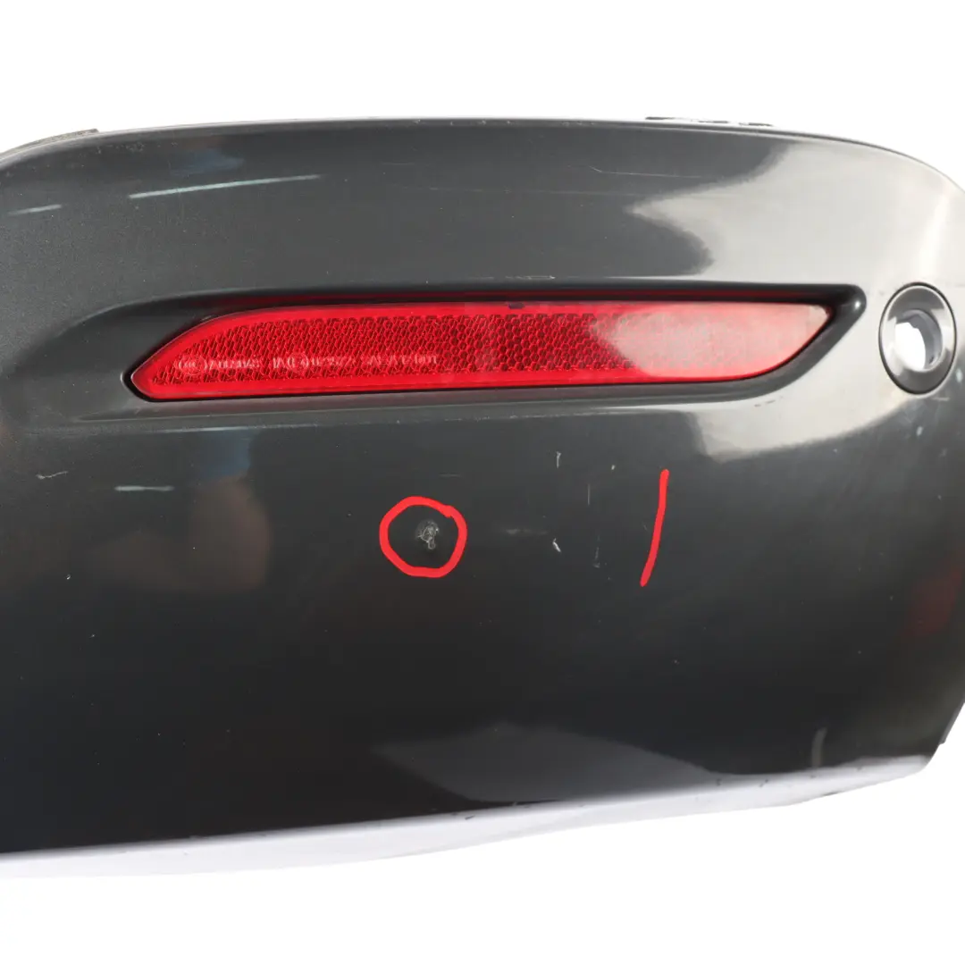 Bumper Diffuser M Sport Bottom Trim Panel Insert to BMW F34 Rear with Part number 8062204 BMW F34 Rear Bumper Diffuser M Sport Bottom Trim Panel Insert - SKU 8062204 - Part number 8062204