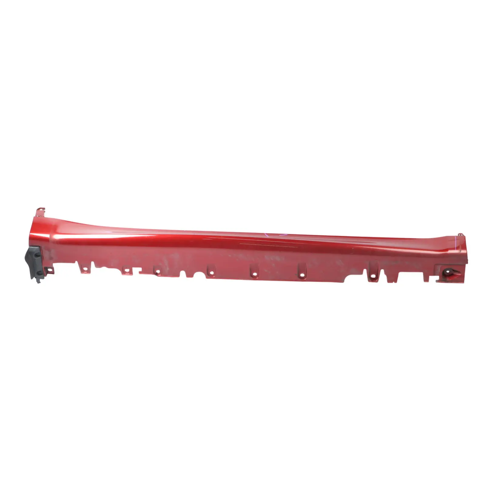 BMW X6 F16 Side Skirt Right O/S M Sport Sill Strip Cover Trim Flamenco Red - C06