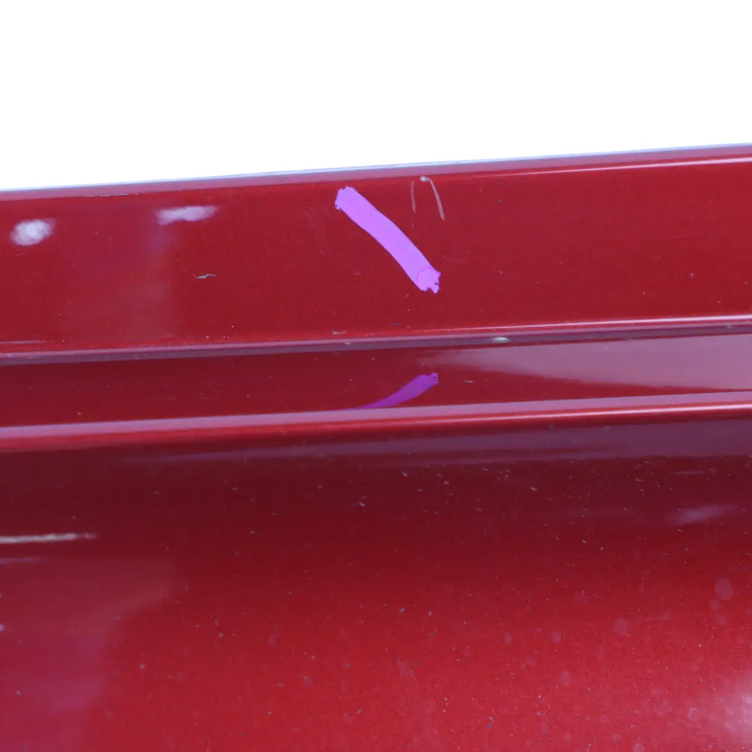 Side Skirt Right O/S M Sport Sill Strip Cover Trim Flamenco Red - C06 to BMW X6 F16 with Part number 8065894 BMW X6 F16 Side Skirt Right O/S M Sport Sill Strip Cover Trim Flamenco Red - C06 - SKU 8065894-FLR - Part number 8065894