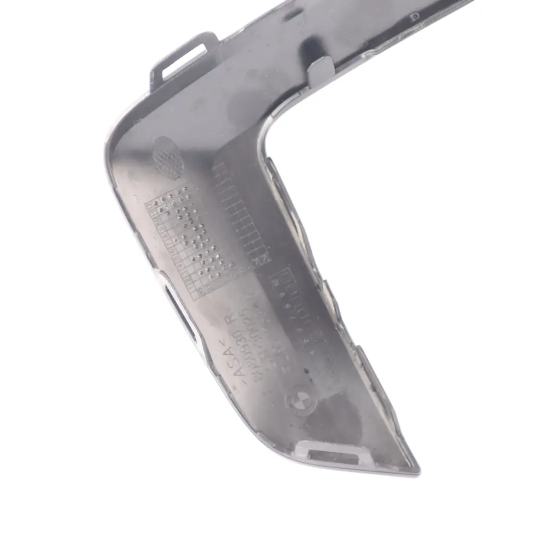 Front Bumper Cover Trim On Grill Panel Right O/S to BMW U06 with Part number 8080930 BMW U06 Front Bumper Cover Trim On Grill Panel Right O/S - SKU 8080930 - Part number 8080930