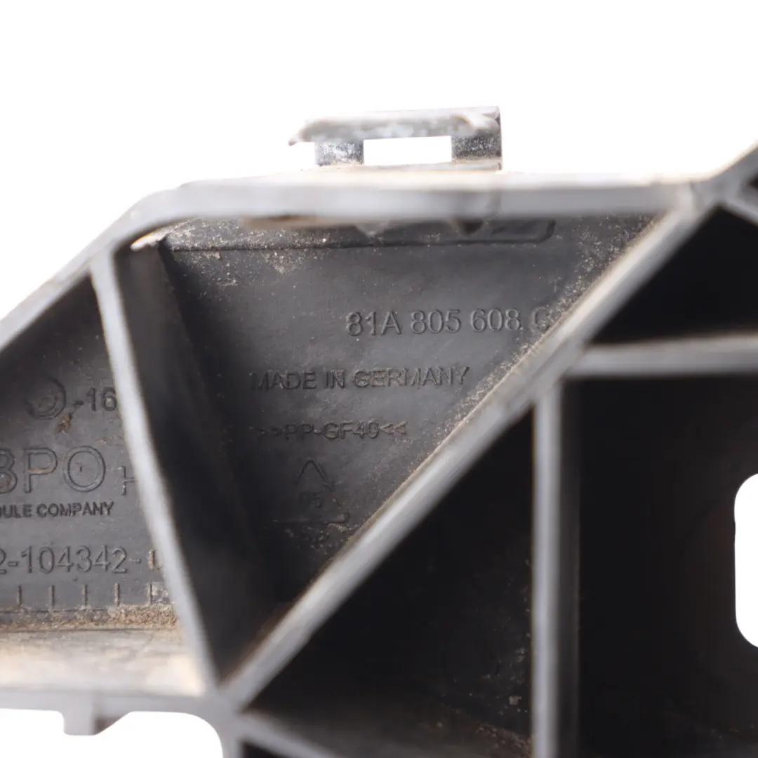 Headlight Support Bracket Mount Holder Right O/S to Audi Q2 GA with Part number 81A805608C Audi Q2 GA Headlight Support Bracket Mount Holder Right O/S - SKU 81A805608C - Part number 81A805608C