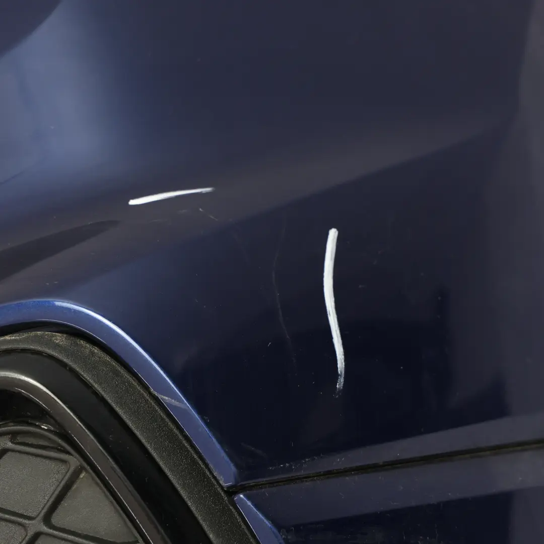 Audi Q2 GA Rear Bumper Trim Panel Covering Navarra Blue Metallic - X5H - SKU 81A807067D-NAB - Part number 81A807067D