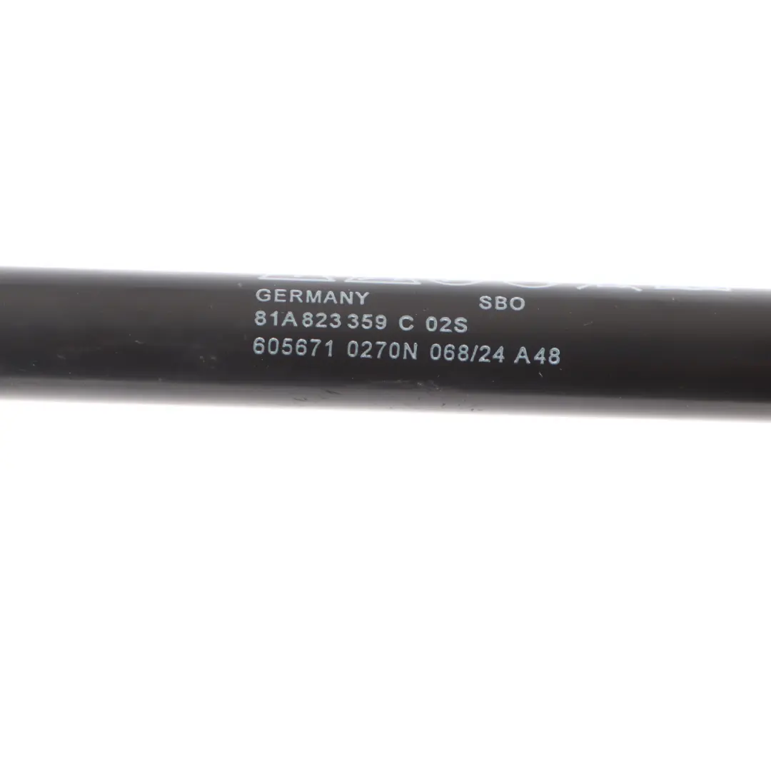 Front Hood Bonnet Gas Pressurized Spring Strut to Audi Q2 GA with Part number 81A823359C Audi Q2 GA Front Hood Bonnet Gas Pressurized Spring Strut - SKU 81A823359C - Part number 81A823359C