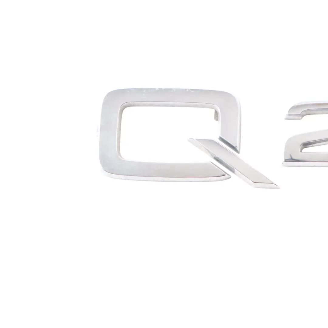 Audi Q2 GA Rear Boot Trunk Lid Adhered Emblem Badge Lettering Q2 - SKU 81A853741A - Part number 81A853741A