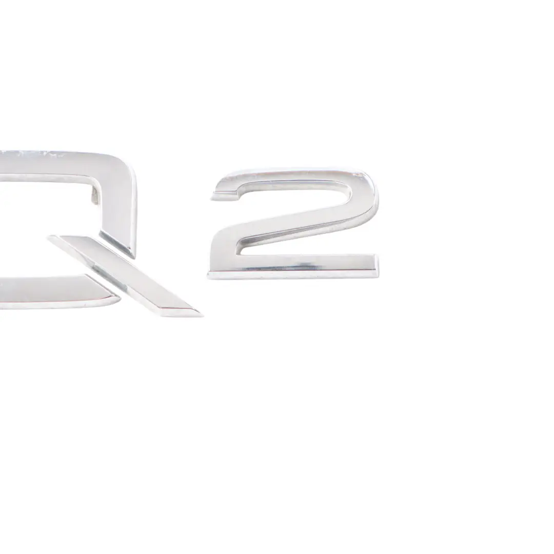 Audi Q2 GA Rear Boot Trunk Lid Adhered Emblem Badge Lettering Q2 - SKU 81A853741A - Part number 81A853741A