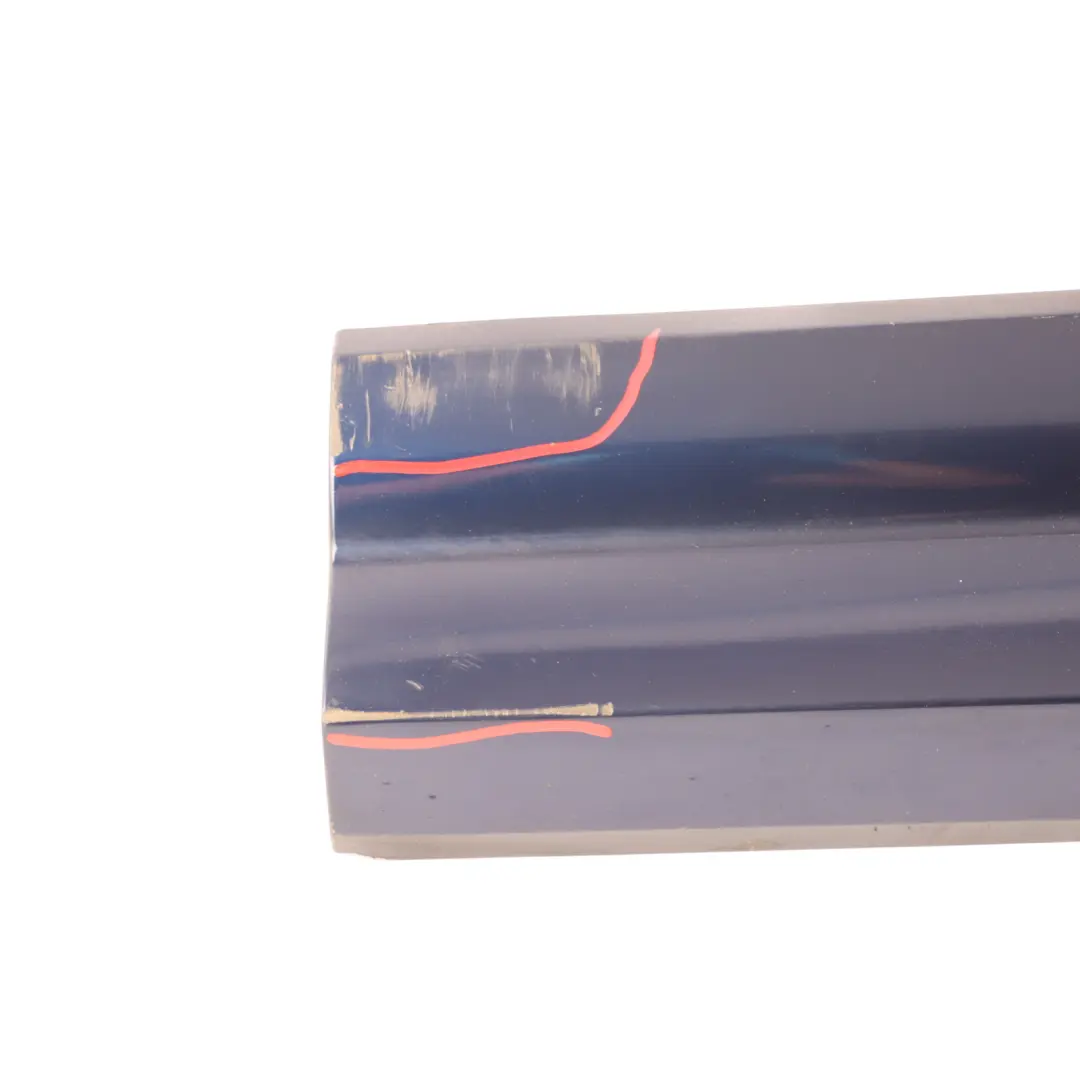 Side Door Moulding Trim Left N/S Strip Navarra Blue Metallic-H5X to Audi Q2 GA Rear with Part number 81A853969A Audi Q2 GA Rear Side Door Moulding Trim Left N/S Strip Navarra Blue Metallic-H5X - SKU 81A853969A-NAB - Part number 81A853969A