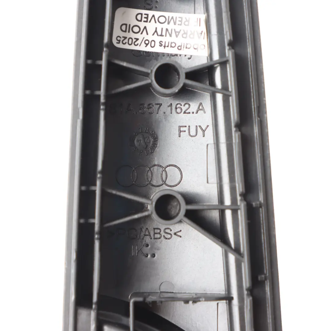 Audi Q2 GA Maniglia Porta Anteriore Destra Interno Porta Tirante - SKU 81A867162A - Numero di parte 81A867162A
