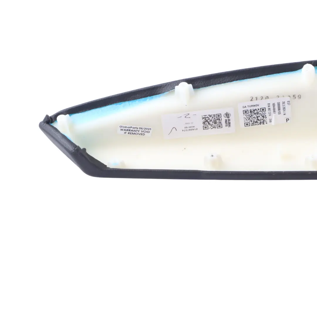 Door Card Interior Handle Trim Arm Rest Right O/S to Audi Q2 GA Rear with Part number 81A867374 Audi Q2 GA Rear Door Card Interior Handle Trim Arm Rest Right O/S - SKU 81A867374 - Part number 81A867374