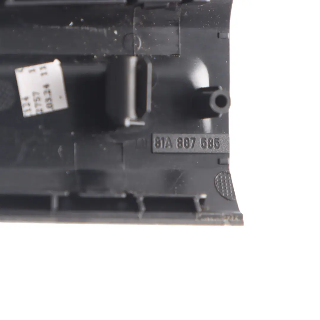 Audi Q2 GA Porte Arrière Gauche Poignée Aluminium - SKU 81A867585B - Numéro de pièce 81A867585B