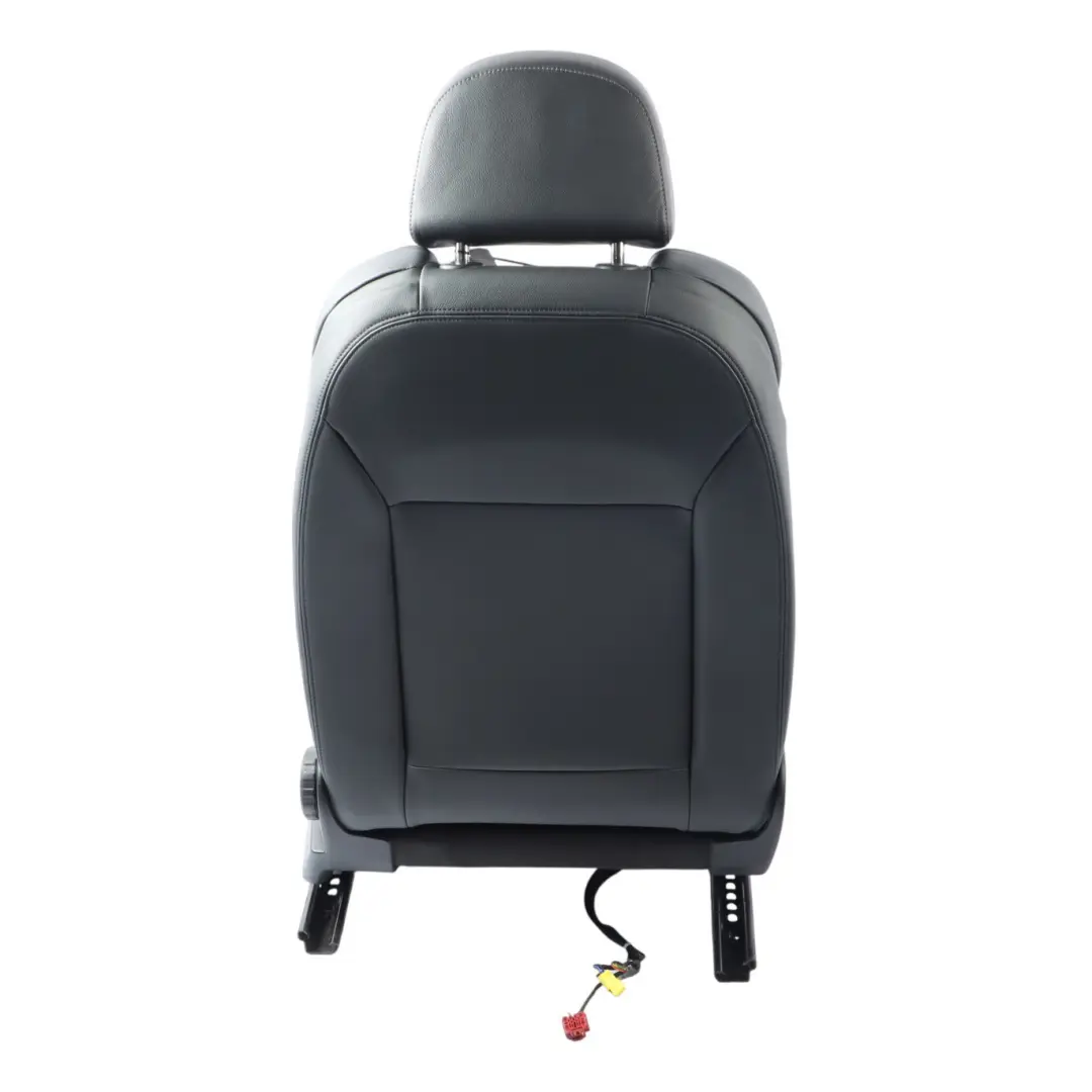 Audi Q2 GA Asiento Delantero Izquierdo Interior S Line Medio Cuero Negro Gris - SKU 81A881805AP-2 - Número de pieza 81A881805AP