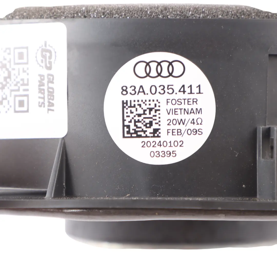 Door Tweeter Speaker Left Right N/O/S Low Tone to Audi Q2 GA Rear with Part number 83A835411 Audi Q2 GA Rear Door Tweeter Speaker Left Right N/O/S Low Tone - SKU 83A035411 - Part number 83A835411