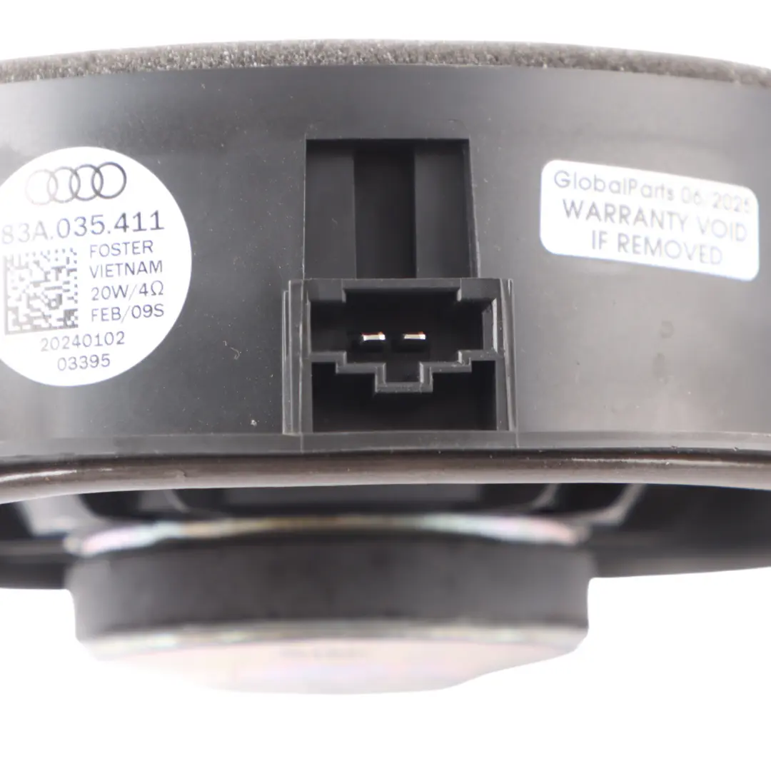 Audi Q2 GA Altoparlante Tweeter Porta Posteriore Sinistra Destra Basso - SKU 83A035411 - Numero di parte 83A835411