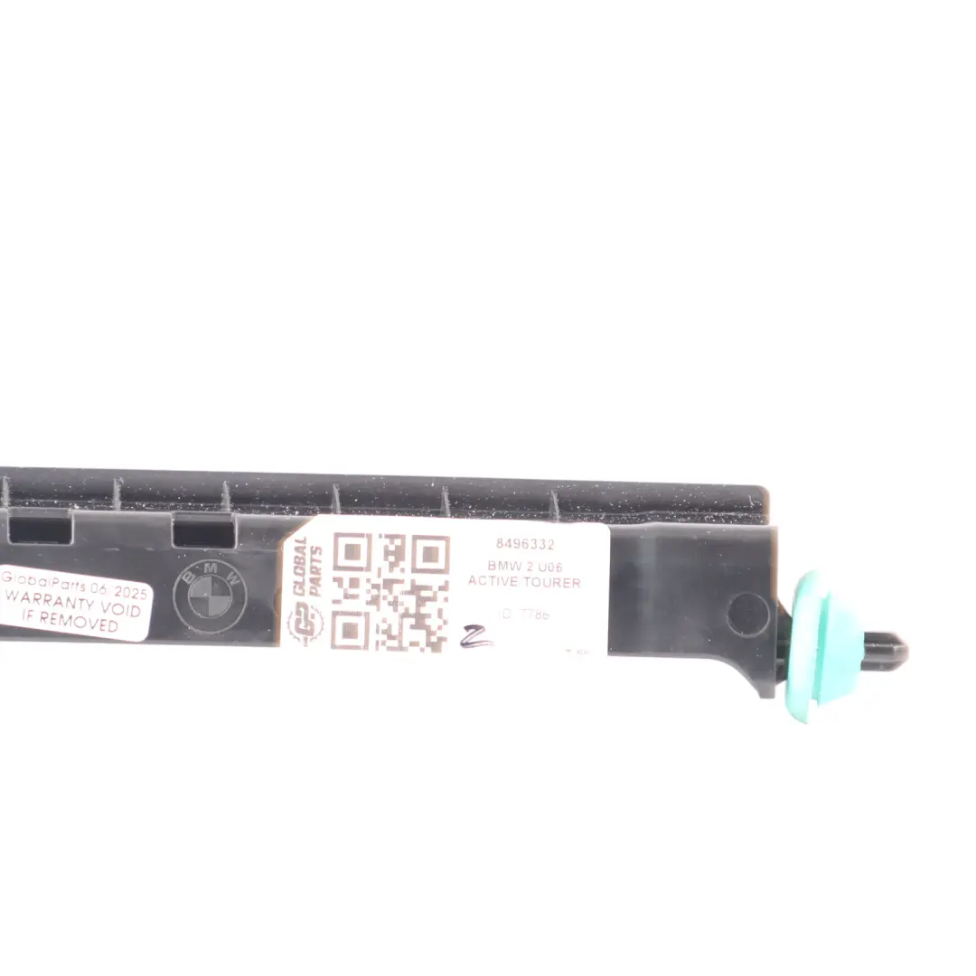 Column Pillar Outer Cover Trim Panel Rear Right O/S to BMW U06 Rear C with Part number 8496332 BMW U06 Rear C Column Pillar Outer Cover Trim Panel Rear Right O/S - SKU 8496332 - Part number 8496332