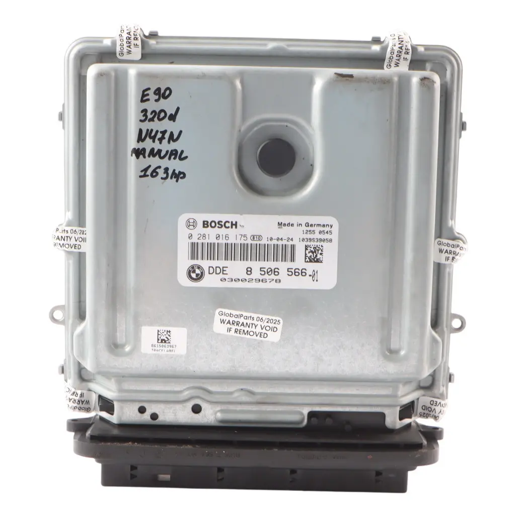 BMW E90 E91 E92 LCI 320D N47N 163HP Unidad De Motor Kit ECU DDE - SKU 8506566-8 - Número de pieza 8506566
