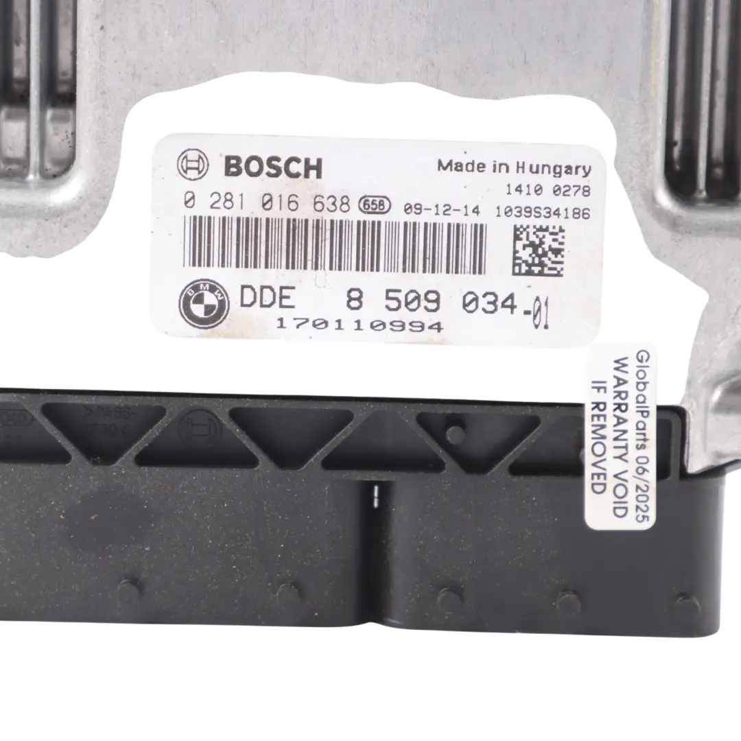 BMW E60 LCI E90 E91 325d 525d M57N2 197HP Engine ECU DDE Manual - SKU 8509034-4 - Part number 8509034