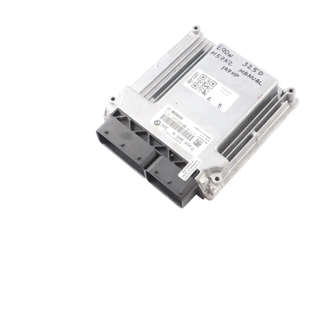 BMW E60 LCI E90 E91 325d 525d M57N2 197HP Engine ECU DDE Manual - SKU 8509034-4 - Part number 8509034