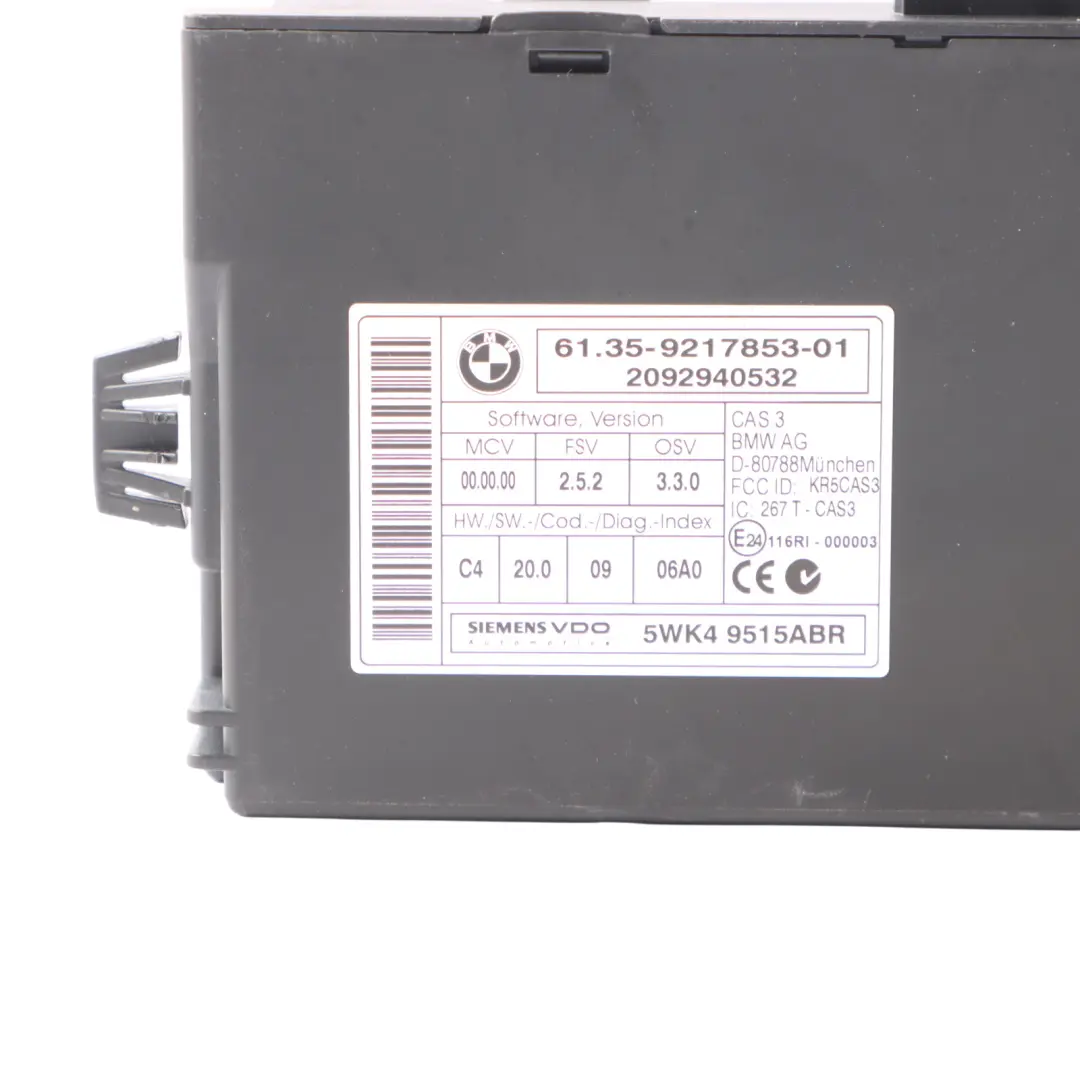 BMW E60 LCI E90 325d 525d M57N2 197HP Engine ECU Kit DDE Automatic - SKU 8509034-5 - Part number 8509034