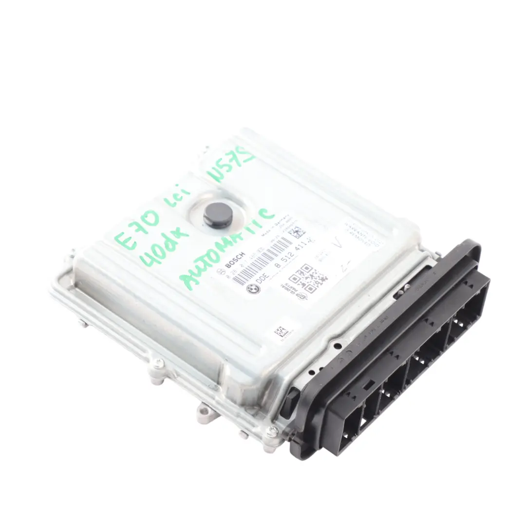 40dX N57S 306HP Engine Control Unit ECU DDE Automatic to BMW X5 E70 LCI with Part number 8512411 BMW X5 E70 LCI 40dX N57S 306HP Engine Control Unit ECU DDE Automatic - SKU 8512411 - Part number 8512411