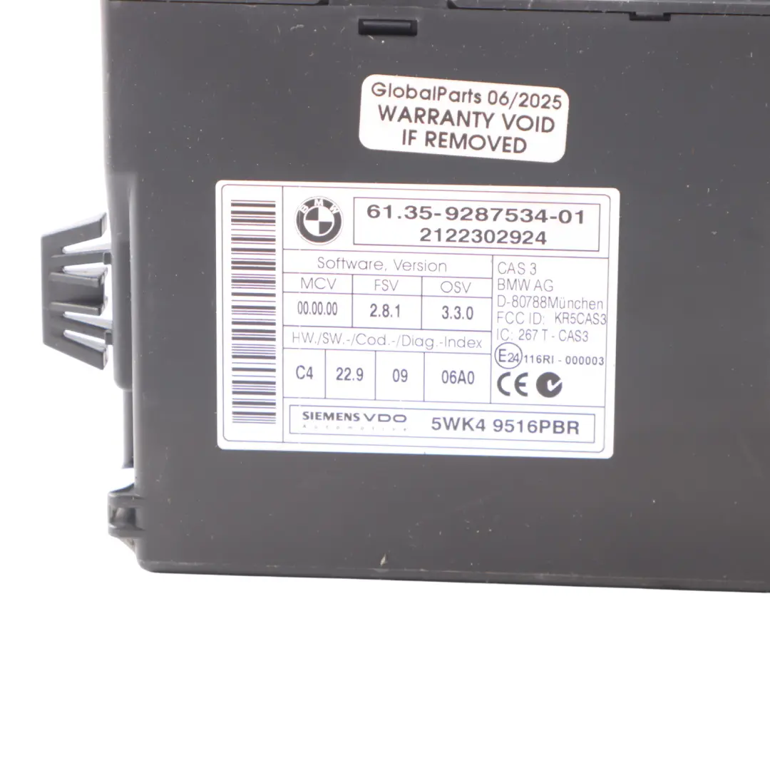 BMW X5 E70 LCI X6 E71 30dX N57 245HP Engine Module ECU Kit DDE Automatic - SKU 8517015-4 - Part number 8517015