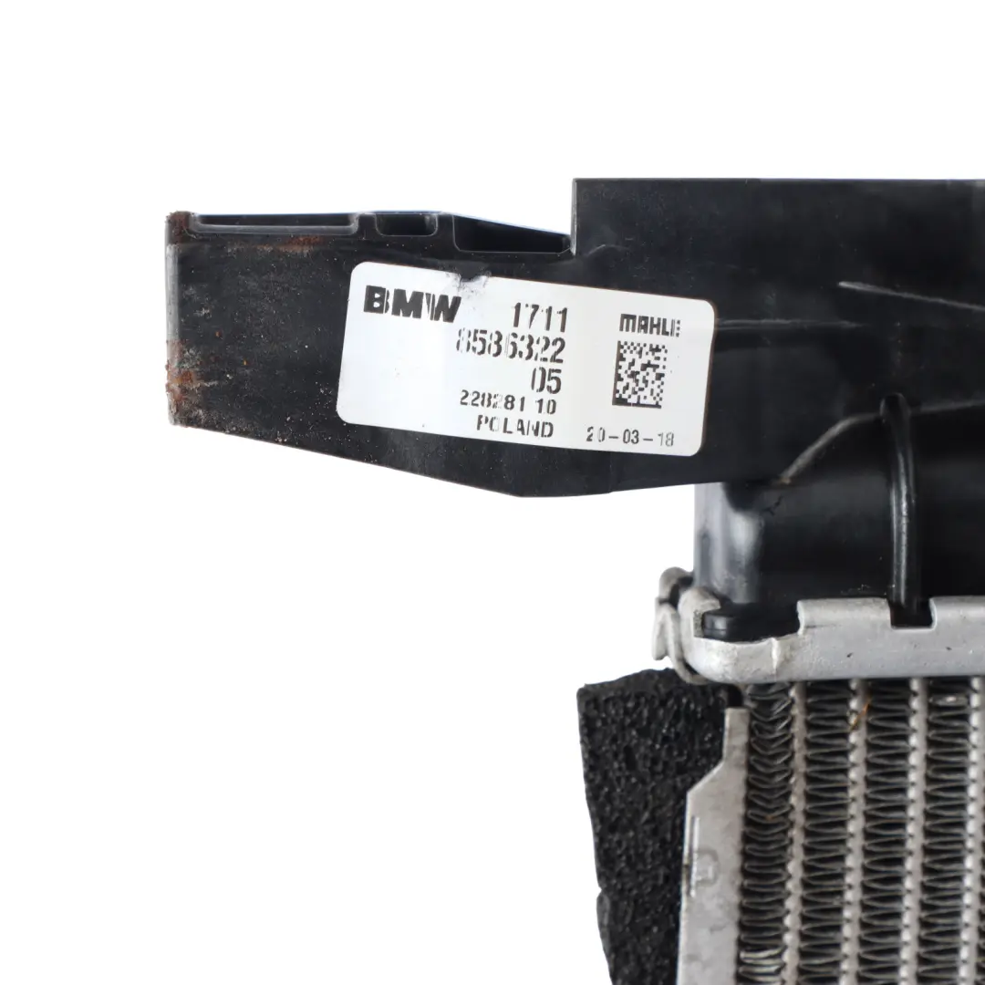 Coolant Radiator Mini F54 F55 F56 Cooper One D Engine Cooling Radiator to with Part number 8586322 Coolant Radiator Mini F54 F55 F56 Cooper One D Engine Cooling Radiator - SKU 8586322 - Part number 8586322