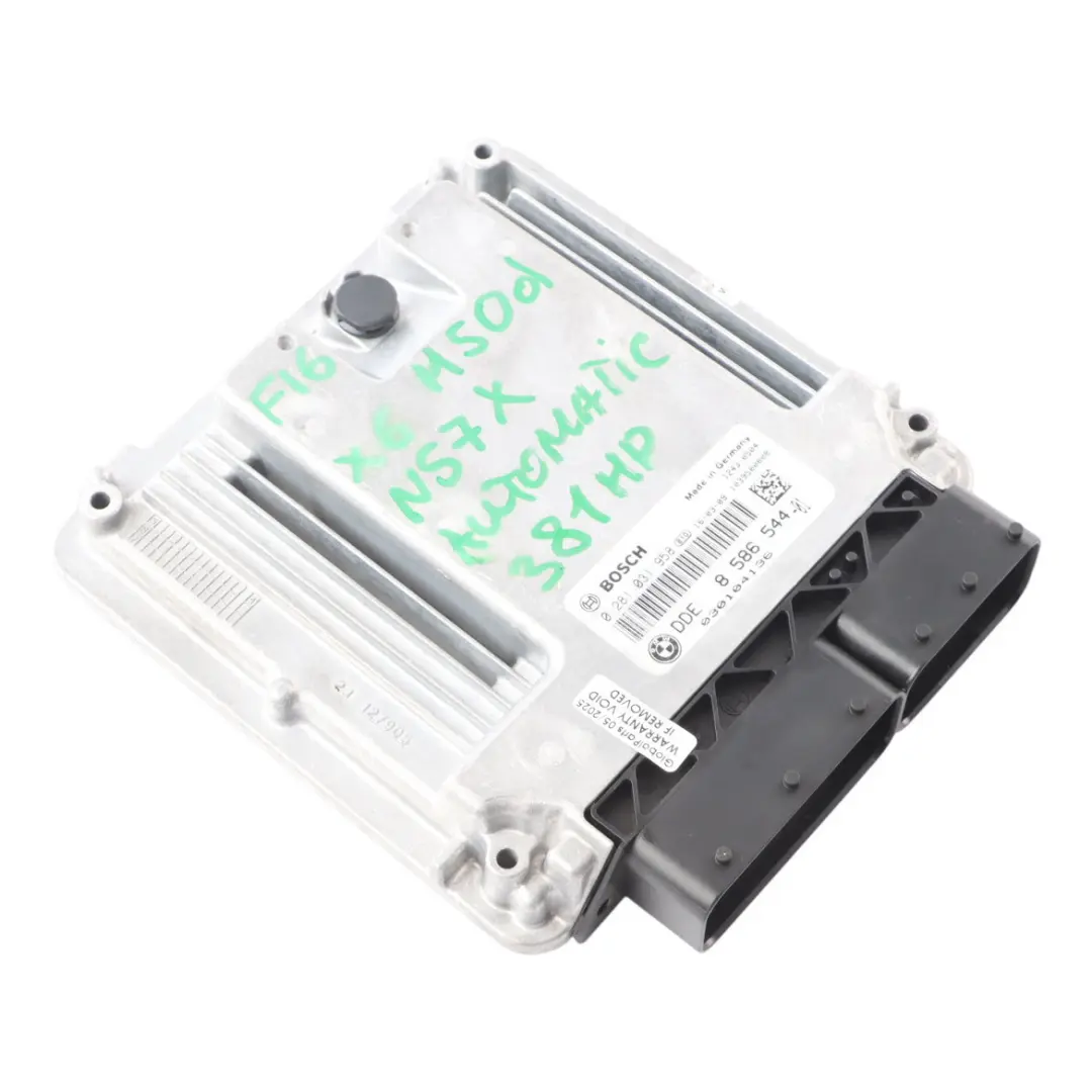 BMW X5 F15 X6 F16 M50D N57X 381HP Diesel Control ECU DME 8572042 Automatic - SKU 8586544-1 - Part number 8586544