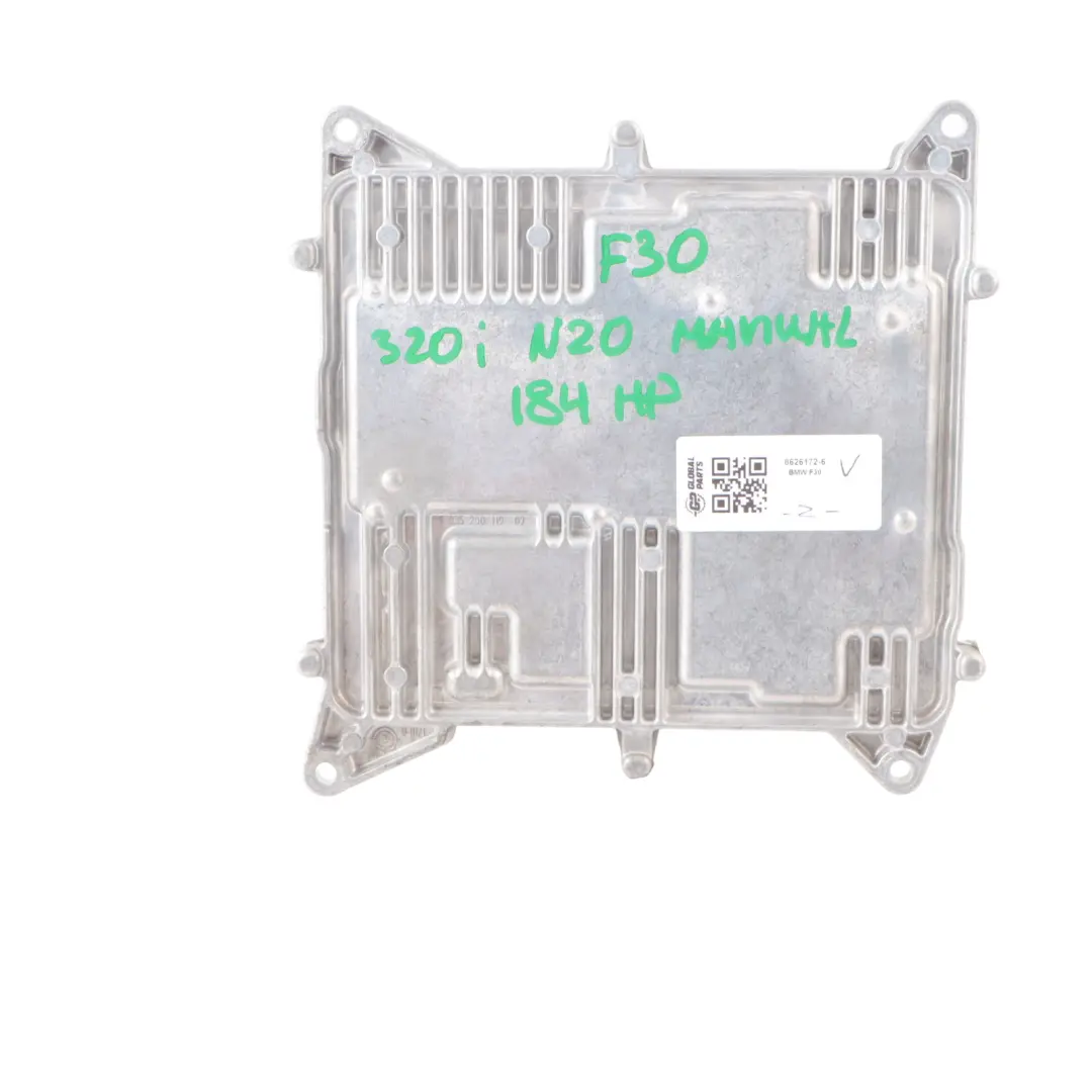 N20 184HP Engine Control Unit ECU DME Kit Manual to BMW F30 F32 F33 320i with Part number 8626172 BMW F30 F32 F33 320i N20 184HP Engine Control Unit ECU DME Kit Manual - SKU 8626172-6 - Part number 8626172
