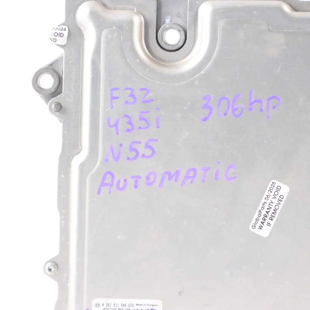BMW F30 335i F32 F33 435i N55 306HP Motorsteuergerät ECU Automatik - SKU 8639582-1 - Teilenummer 8639582