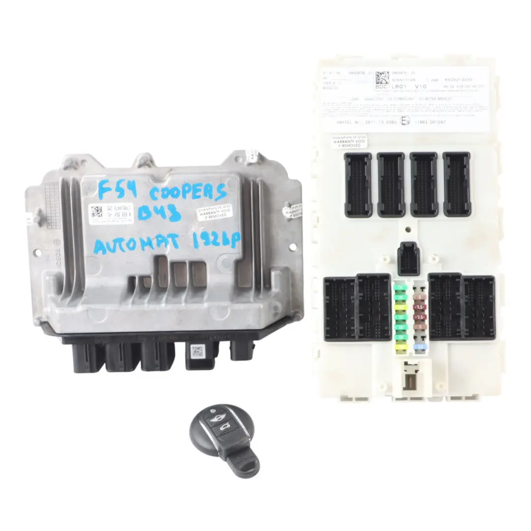 192HP Petrol B38 Engine ECU Kit DME Automatic to Mini Cooper S F54 with Part number 8699950 Mini Cooper S F54 192HP Petrol B38 Engine ECU Kit DME Automatic - SKU 8699950 - Part number 8699950