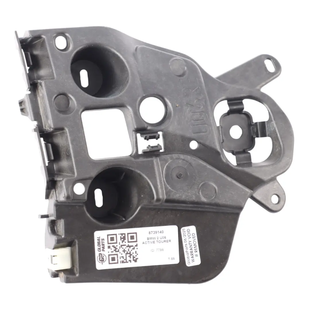 Right O/S Bumper Mount Bracket Holder to BMW U06 Rear with Part number 8739140 BMW U06 Rear Right O/S Bumper Mount Bracket Holder - SKU 8739140 - Part number 8739140