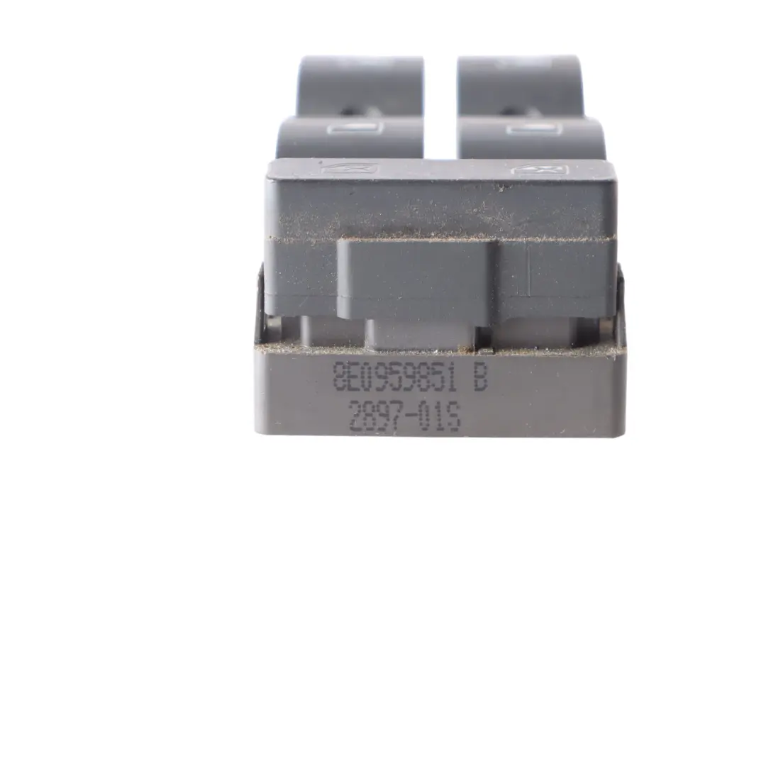 Interruttore Elettrico Alzacristalli Pannello Di Controllo Lato Guida per Audi A4 B7 con numero di parte 8E0959851B Audi A4 B7 Interruttore Elettrico Alzacristalli Pannello Di Controllo Lato Guida - SKU 8E0959851B - Numero di parte 8E0959851B