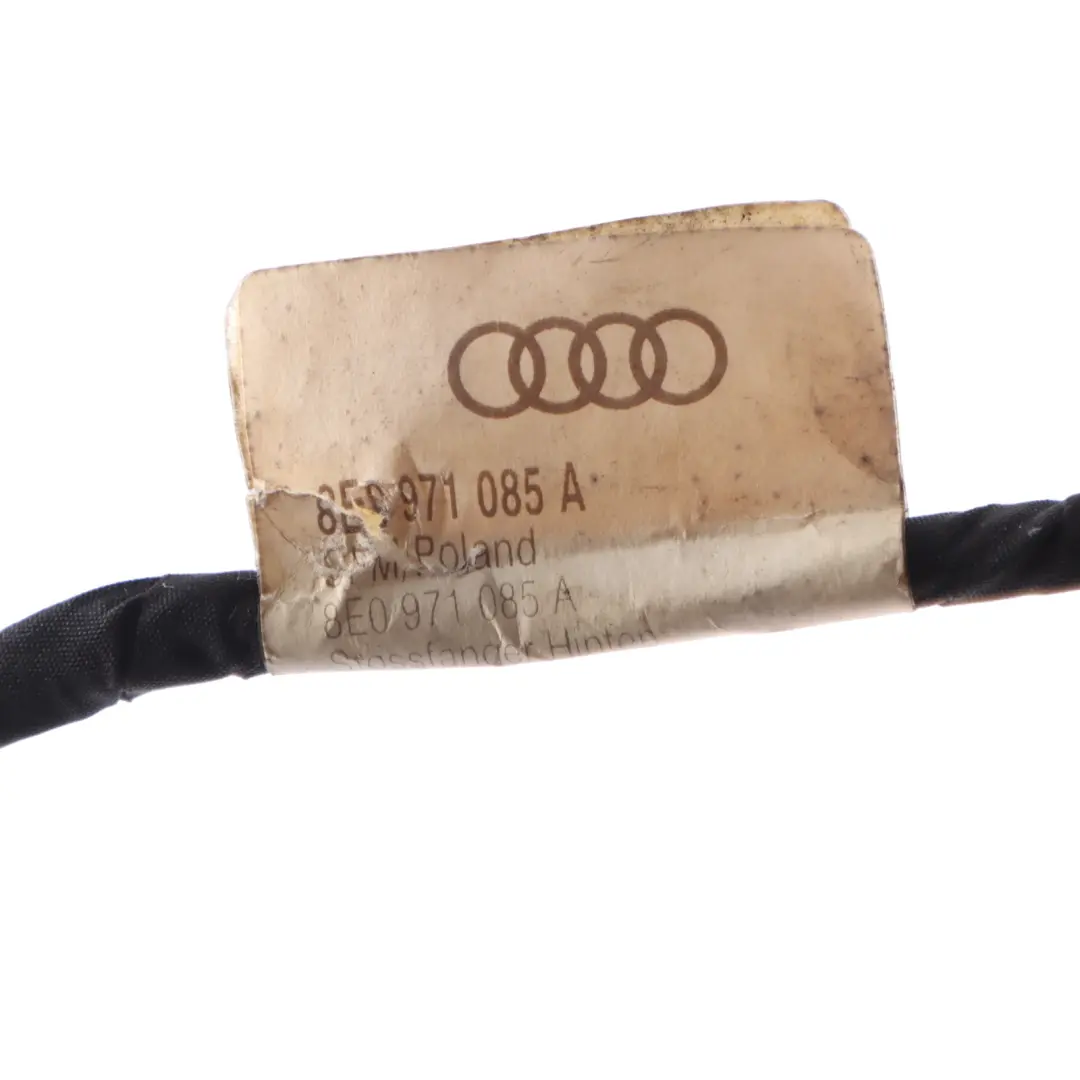 Bumper PDC Parking Sensor Wiring Harness Loom to Audi A4 B7 Rear with Part number 8E0971085A Audi A4 B7 Rear Bumper PDC Parking Sensor Wiring Harness Loom - SKU 8E0971085A - Part number 8E0971085A