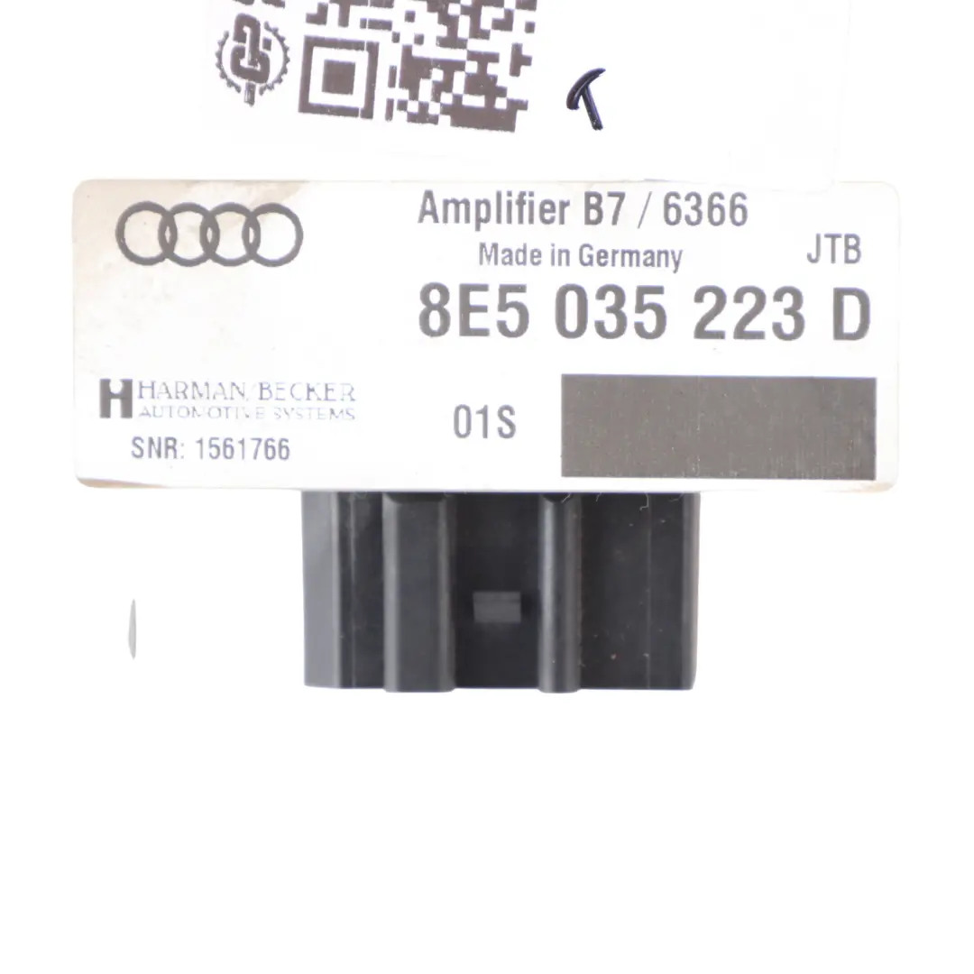 Stereo Radio Sound Audio Amplifier Module Harman Becker to Audi A4 B7 with Part number 8E5035223D Audi A4 B7 Stereo Radio Sound Audio Amplifier Module Harman Becker - SKU 8E5035223D - Part number 8E5035223D