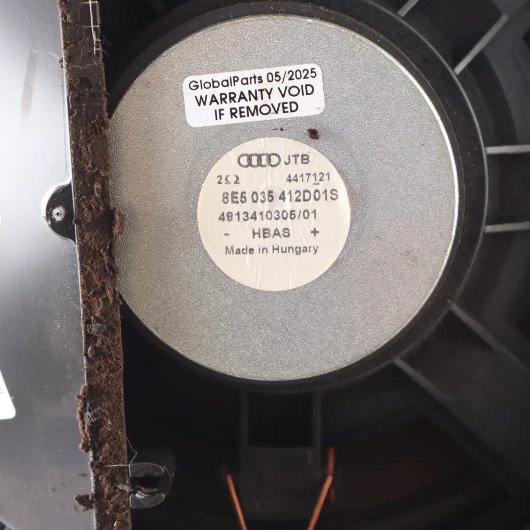 Altoparlante Subwoofer Bass Bose per Audi A4 B7 con numero di parte 8E5035412D Audi A4 B7 Altoparlante Subwoofer Bass Bose - SKU 8E5035412D - Numero di parte 8E5035412D