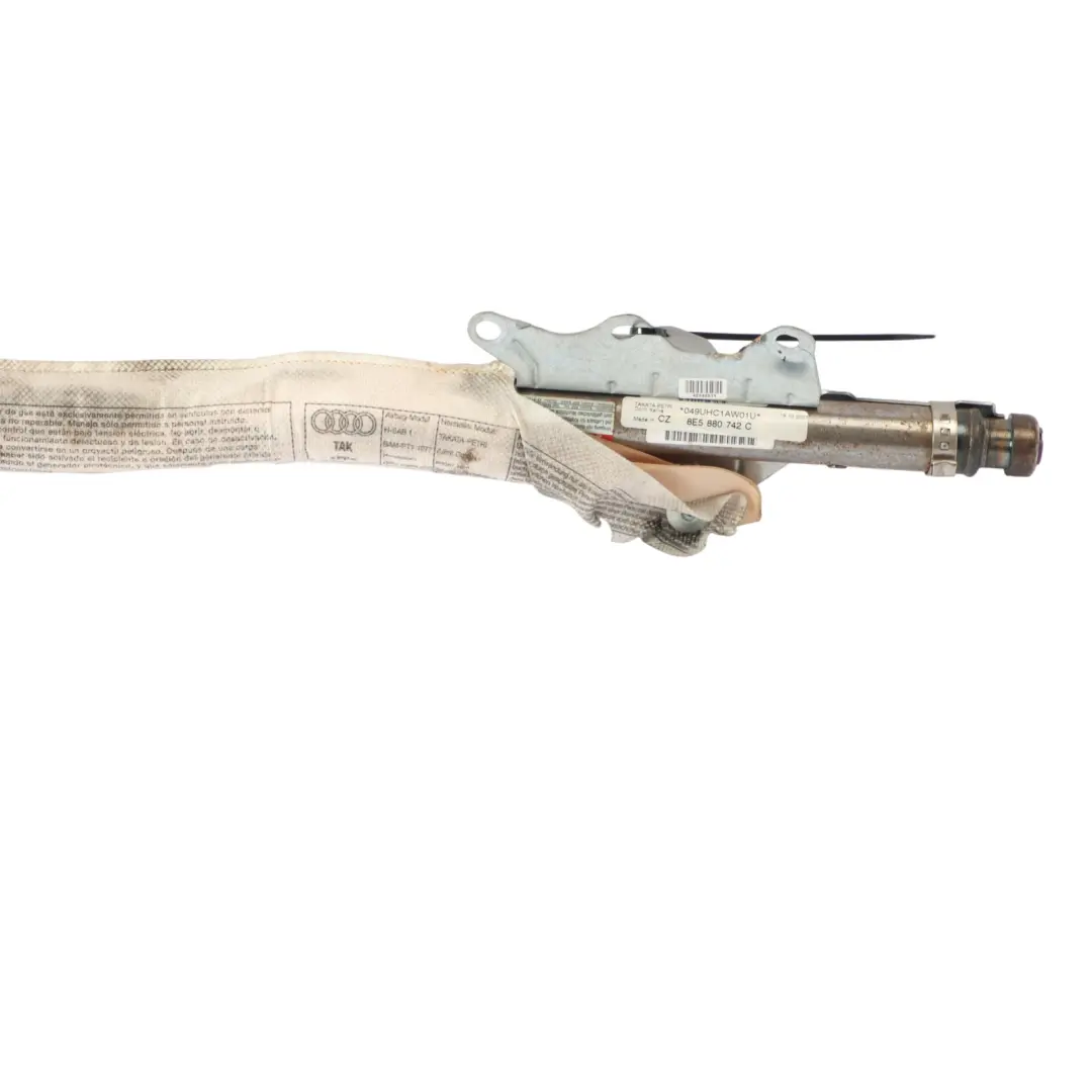 Head Roof Curtain Air Module Right O/S to Audi A4 B7 with Part number 8E5880742C Audi A4 B7 Head Roof Curtain Air Module Right O/S - SKU 8E5880742C - Part number 8E5880742C