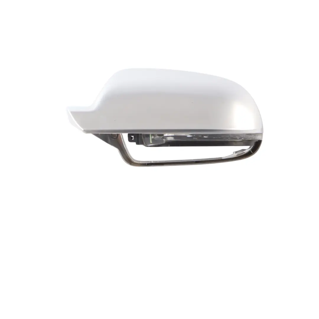 Audi A4 S4 B8 A5 8T Außenspiegel Aluminium Gehäuse Abdeckplatte Links - SKU 8F0857527A-ALU - Teilenummer 8F0857527A