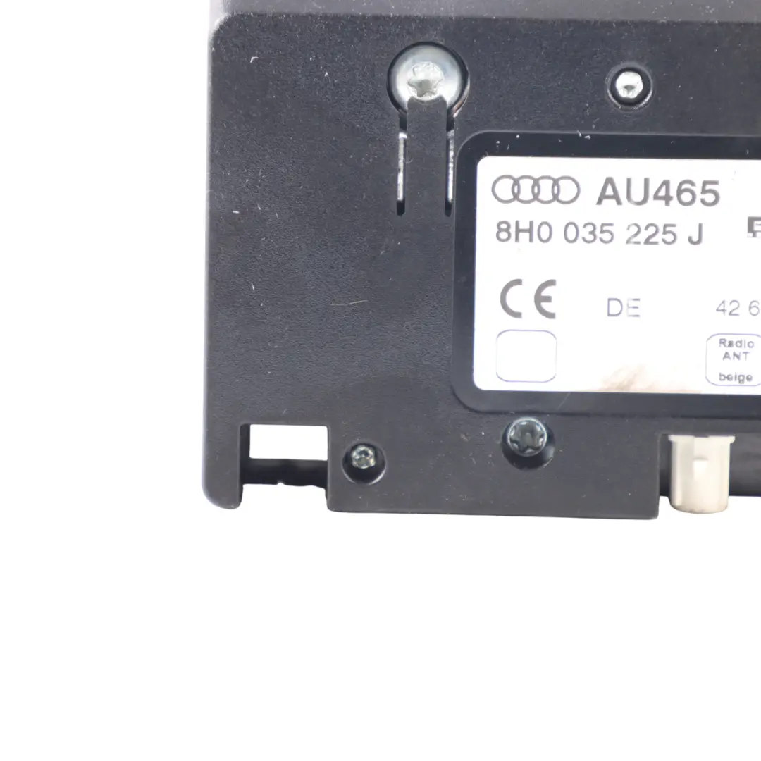 Módulo Amplificador Antena Izquierdo para Audi A4 B7 Cabrio con número de pieza 8H0035225J Audi A4 B7 Cabrio Módulo Amplificador Antena Izquierdo - SKU 8H0035225J - Número de pieza 8H0035225J