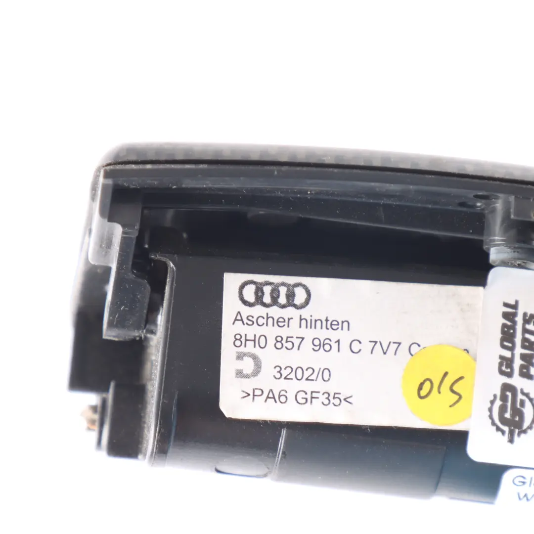 Audi A4 S4 B7 Cabrio Centre Console Ashtray Rear Insert Tray Carbon 8H0857961C - SKU 8E0857961L - Part number 8E0857961L