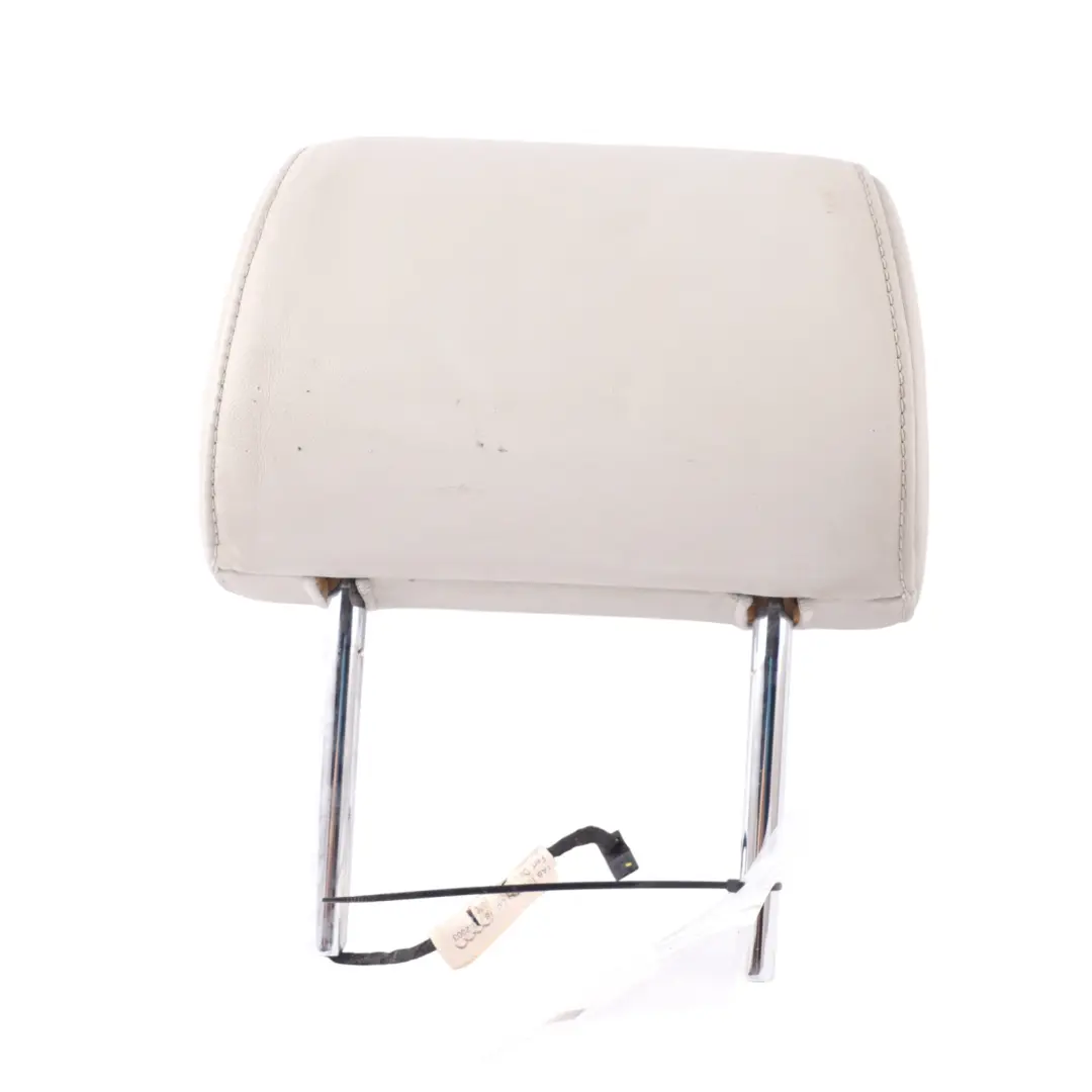 Front Seat Headrest Cover Left Right N/O/S Silver Leather to Audi A4 B7 Cabrio with Part number 8H0881921B Audi A4 B7 Cabrio Front Seat Headrest Cover Left Right N/O/S Silver Leather - SKU 8H0881921B - Part number 8H0881921B