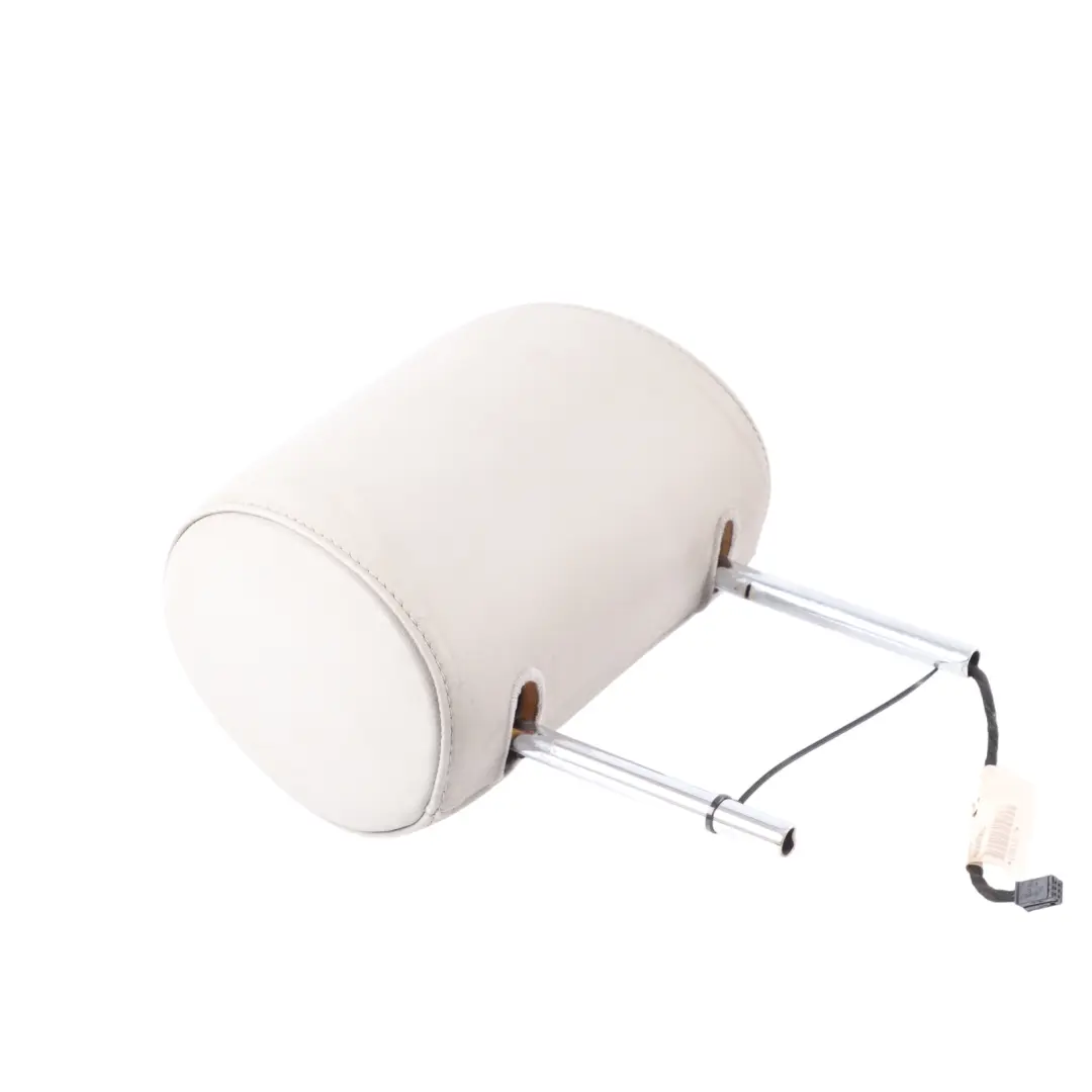 Front Seat Headrest Cover Left Right N/O/S Silver Leather to Audi A4 B7 Cabrio with Part number 8H0881921B Audi A4 B7 Cabrio Front Seat Headrest Cover Left Right N/O/S Silver Leather - SKU 8H0881921B - Part number 8H0881921B