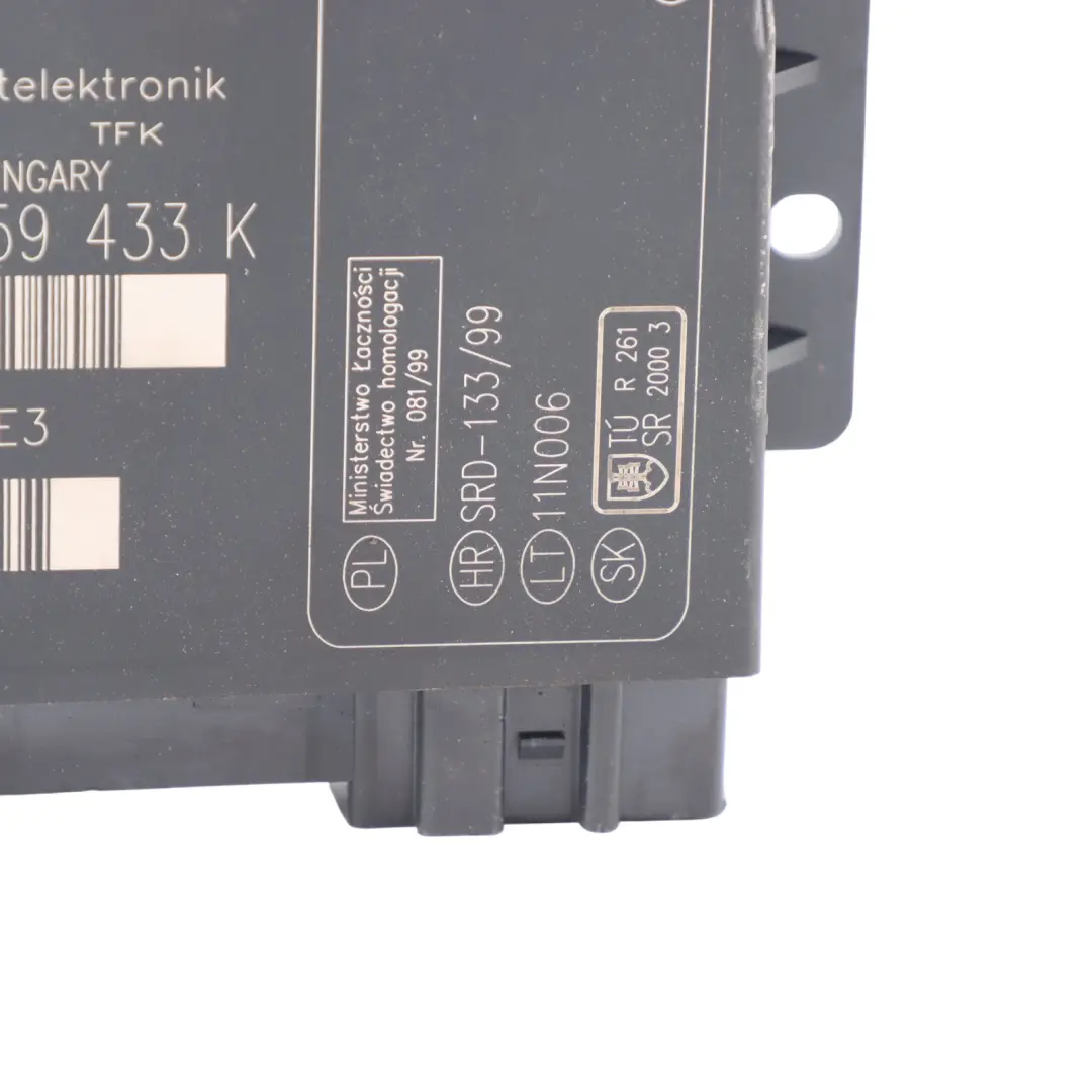 Audi A4 B7 Cabrio Body Comfort Central Control Unit Module BCM ECU - SKU 8H0959433K - Part number 8H0959433K
