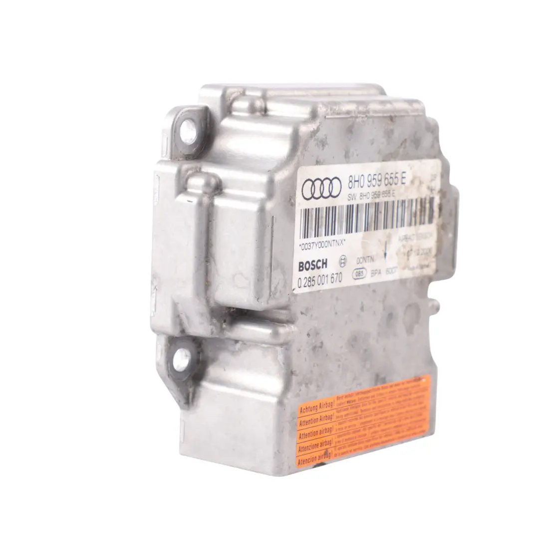Modulo Aria Unità Controllo ECU Sensore Impatto per Audi A4 S4 B7 Cabrio con numero di parte 8H0959655E Audi A4 S4 B7 Cabrio Modulo Aria Unità Controllo ECU Sensore Impatto - SKU 8H0959655E - Numero di parte 8H0959655E