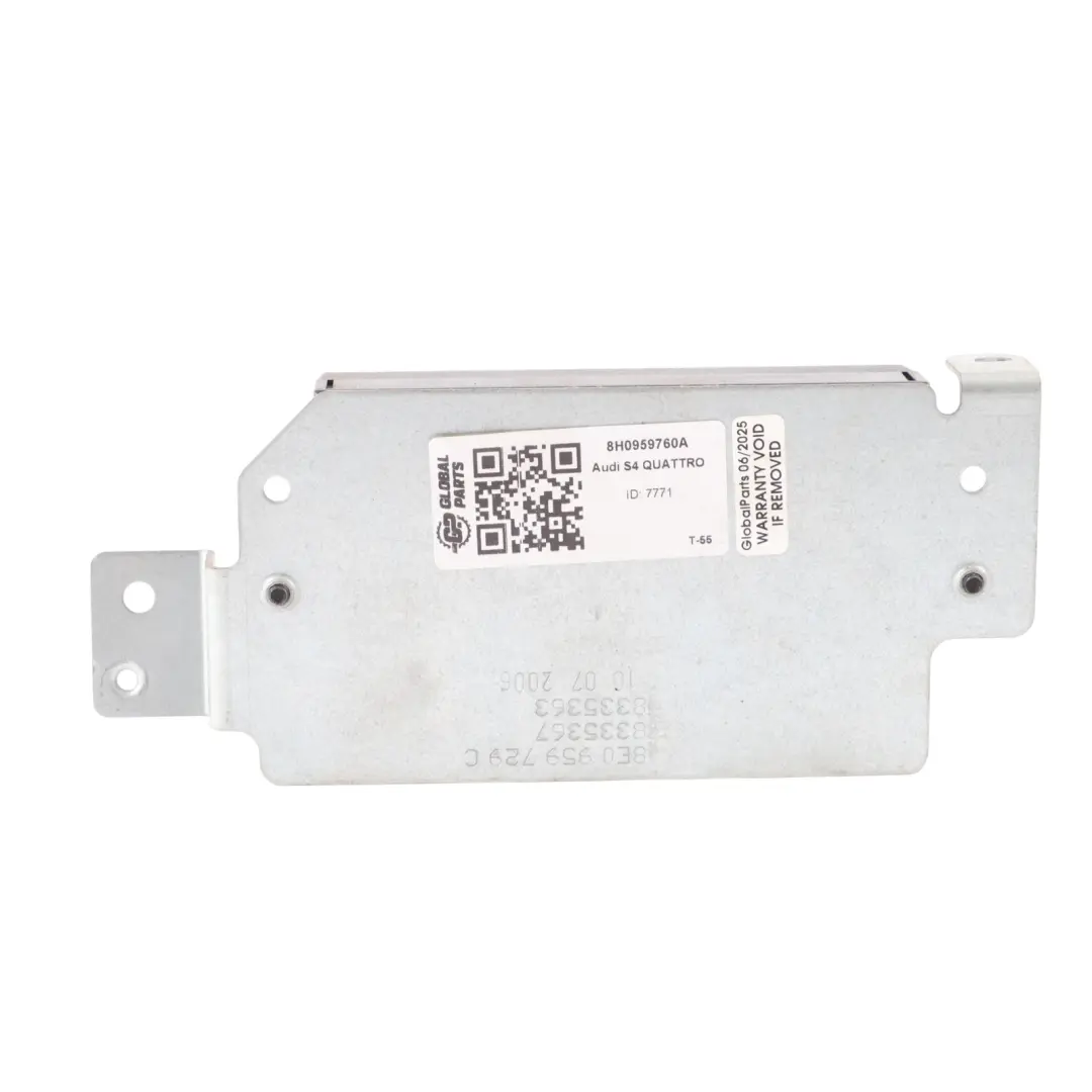 Front Seat Memory Control Module Left Right N/O/S to Audi A4 B7 Cabrio with Part number 8H0959760A Audi A4 B7 Cabrio Front Seat Memory Control Module Left Right N/O/S - SKU 8H0959760A - Part number 8H0959760A